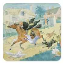 John Gilpin riding to Edmonton Stickers