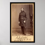 John Jacob Astor Signed Card 1859 Poster
