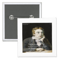 John Keats "Fresh Kisses" Love Quote Gifts & Cards buttons