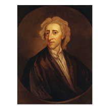 John Locke by Sir Godfrey Kneller Postcard