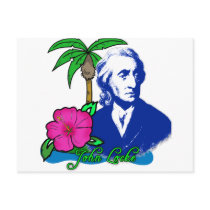 John Locke on a Desert Island Postcard