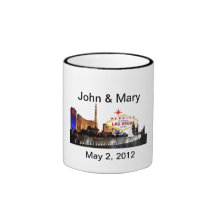 John & Mary Wedding In Fabulous Las Vegas Mug