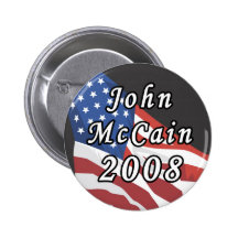 John Mccain 2008 Button