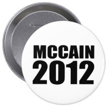 John McCain in 2012 Pinback Button