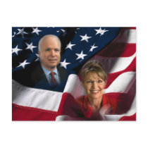 John McCain & Sarah Palin, 2008 Elections Post Cards