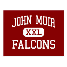 John Muir - Falcons - Middle - San Leandro Post Cards