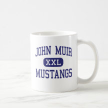 John Muir - Mustangs - High - Pasadena California Mug