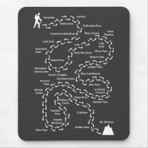 John Muir Trail Mousepad
