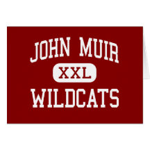 John Muir - Wildcats - Middle - Corcoran Greeting Card