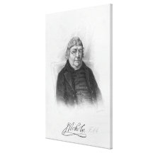 John Nichols, engraved by Woolnoth Gallery Wrap Canvas