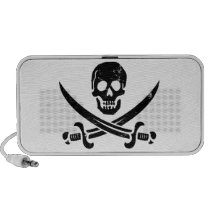 John Rackham (Calico Jack) Pirate Flag Jolly Roger Ipod Speaker