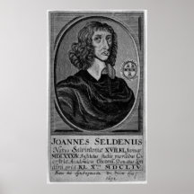 John Selden, 1672 Print