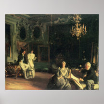 John Singer Sargent - Interior in Venice Posters