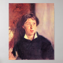 John Singer Sargent - Portrait of Vernon Lee Poster