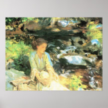 John Singer Sargent - The black creek Posters