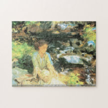 John Singer Sargent - The black creek puzzle