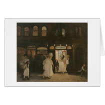 John Sloan, The Haymarket, Sixth Avenue Greeting Card