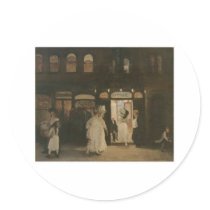 John Sloan, The Haymarket, Sixth Avenue Stickers