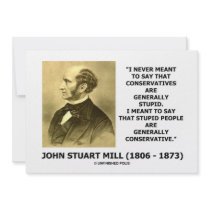 John Stuart Mill Stupid People Conservative