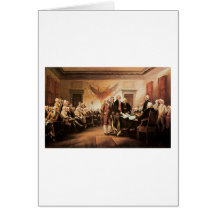 John Trumbull The Declaration of Independence Greeting Card