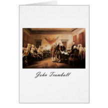 John Trumbull The Declaration of Independence Cards