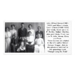John Willard Quinn family photo Customized Photo Card