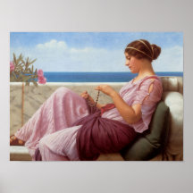 John William Godward - A souveneer Poster