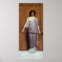 John William Godward - At the Gate Print