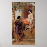 John William Godward - The old old story Print