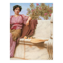 John William Godward - Tranquillity Postcard