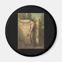 John William Waterhouse Gone But Not Forgotten Fridge Magnet