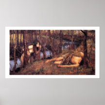 John William Waterhouse - naïade Affiche