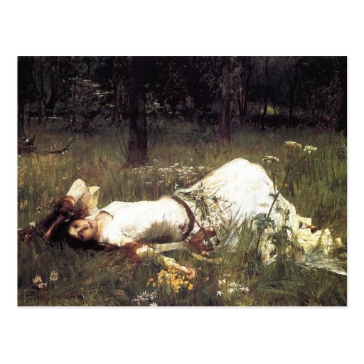 John William Waterhouse - Ophelia 1889 Post Card