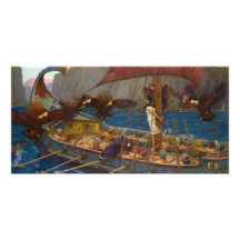 John William Waterhouse - Ulysse et les sirènes Tirage Photo