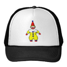 Johnny Automatic Clown Cartoon Trucker Hat