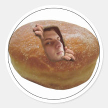 Johnny Doughnut Sticker