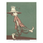 Johnny Ho! Boy In Red Check Shirt Poster posters