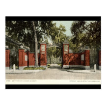 Johnson Gate Harvard University 1902 Post Cards