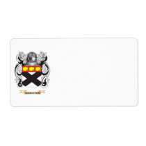 Johnston Coat of Arms (Family Crest) labels