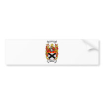 JOHNSTON FAMILY CREST -  JOHNSTON COAT OF ARMS BUMPER STICKER