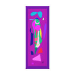 Joie abstraite de bonne chance de bonheur de peint impression sur toile