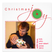 Joie de Noël Faire-part