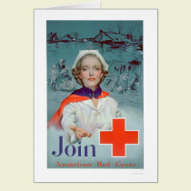 Joignez la Croix-Rouge - l'infirmière (US00306) cartes