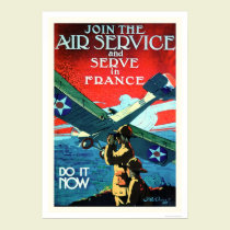Joignez le service aérien et servez en France (US0 affiches