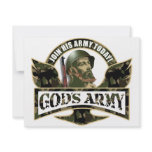 Join His Army Today - God's Army invitations