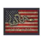 Join, Or Die -Flag Postcard