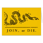 Join or Die - Libertarian Greeting Cards