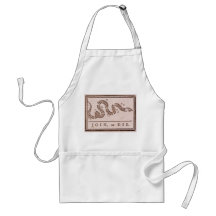 Join or Die ORIGINAL Benjamin Franklin Cartoon Apron