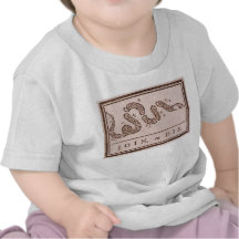 Join or Die ORIGINAL Benjamin Franklin Cartoon T-shirts