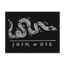 Join or Die Post Card